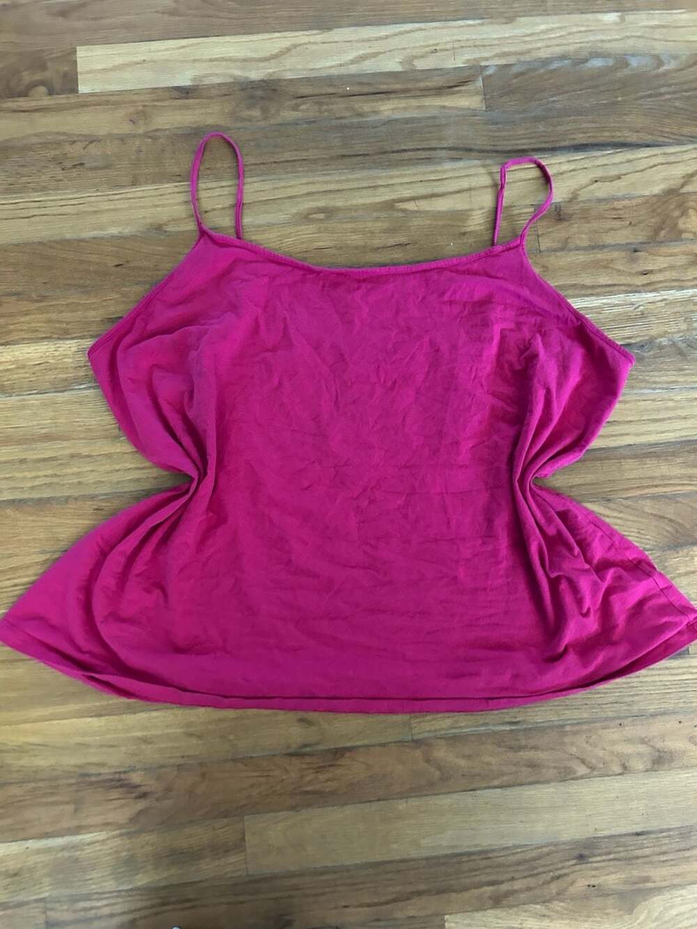 Faded Glory Pink Spaghetti Strap Tank Top
